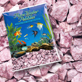 Pure Water Pebbles&reg; White Rose Freshwater Gravel