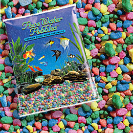 Pure Water Pebbles&reg; Neon Rainbow Freshwater Gravel